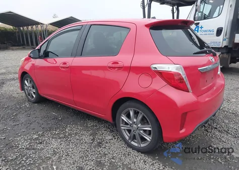 2013 Toyota Yaris Se z USA, uszkodzony, nr VIN JTDKTUD36DD563340